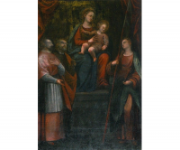 2_Madonna_con_bambino_Santi